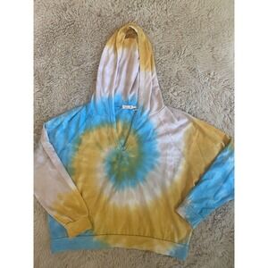 Maronie‎ Anthropologie Size Small Tie Dye Sweatshirt Beachy Yoga Coastal